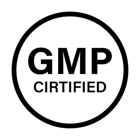 GMP Good Manufacturing Practice icon vector for graphic design, logo, website, social media, mobile app, UI illustrationのイラスト素材