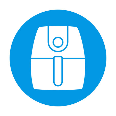 cooking air fryer appliance icon vector for graphic design, logo, website, social media, mobile app, UI illustrationのイラスト素材