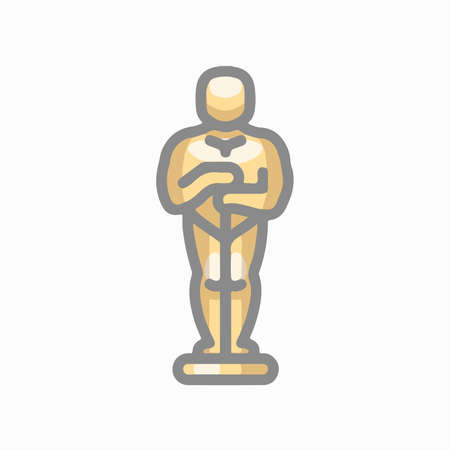 Sculpture warrior Icon Symbol Illustration in Flat and Modern Style available for your designsの写真素材