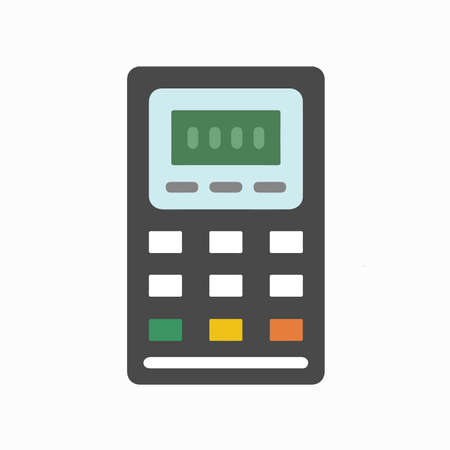 Calculator Icon Symbol Illustration in Flat and Modern Style available for your designsの写真素材