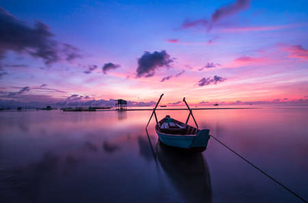 boat in the lake