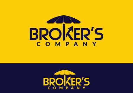 Broker's Business professional logo templateのイラスト素材