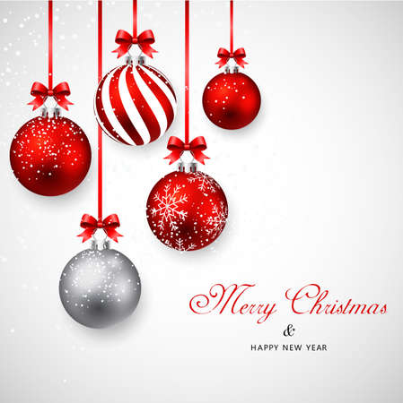 Merry christmas and Happy New year.のイラスト素材
