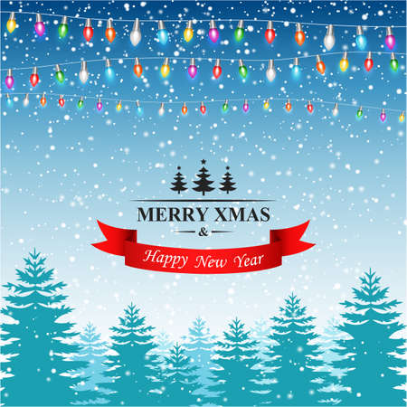 Blue Christmas background.vector illustrationのイラスト素材