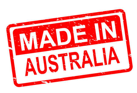 made in australia stampのイラスト素材