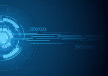 Abstract digital background with texture circuit board technology. Vector illustrationのイラスト素材