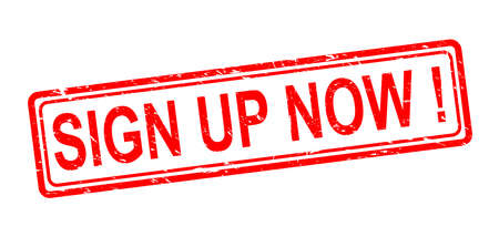illustration of sign up nowの写真素材