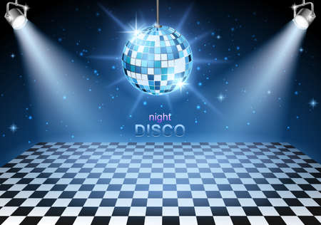 Disco ball backgroundの写真素材