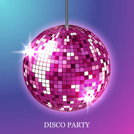 Disco ball backgroundの写真素材