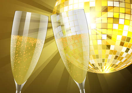 Disco ball backgroundの写真素材