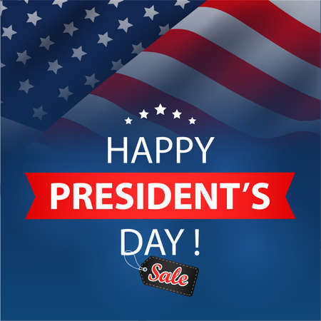 Presidents Day Sale Background. Illustrationの写真素材