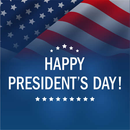 Happy Presidents day background.  Illustrationの写真素材