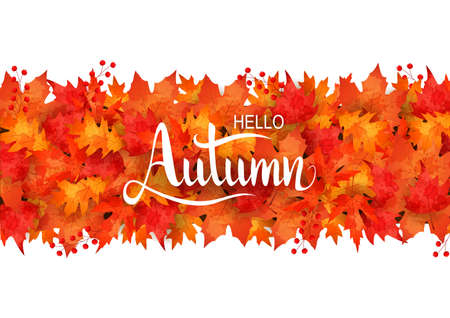 Autumn leavesのイラスト素材