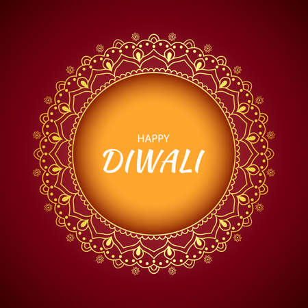 Happy Diwali Background. Illustrationの写真素材