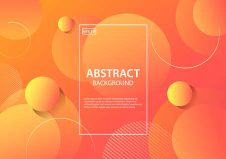 Geometric background. Trendy gradient shapes composition. Vector illustrationのイラスト素材