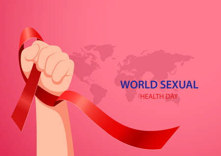 World sexual health day concept. Vector illustrationのイラスト素材