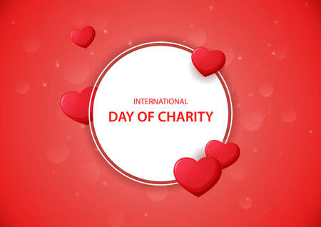 International day of charity. Vector illustrationのイラスト素材
