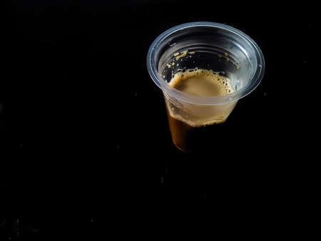a cup of coffee,refreshing mind with coffeeの写真素材