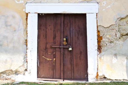 Old door located in CLuj-Napoca, Romaniaの写真素材