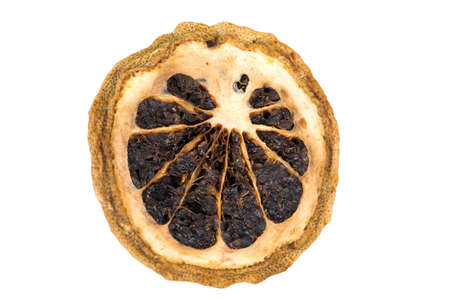 Close up with dried orange sliceの写真素材