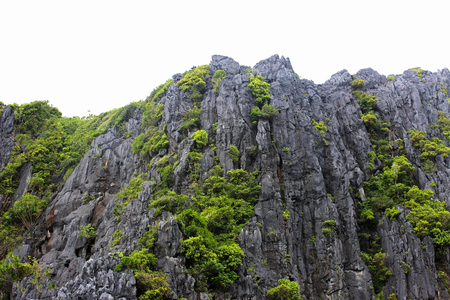 View on rocks in the sea by El Nido in Philippines, Palawanの写真素材