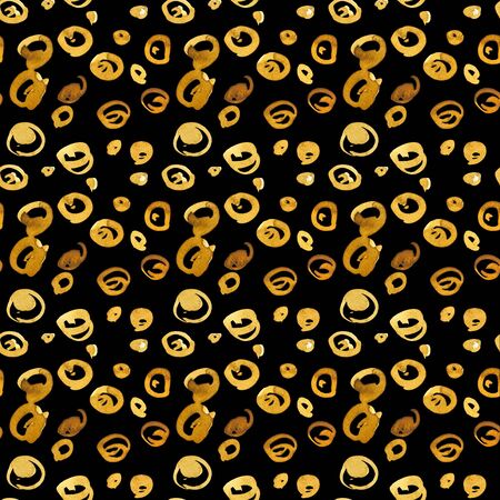 Hand drawn watercolor seamless pattern background. Isolated on white background.の写真素材