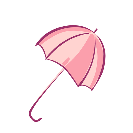 Umbrella graphic illustrations. Isolated art fun illustration.の写真素材