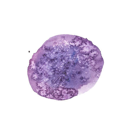 Abstract spot watercolor on white background. The color splashing in the paper. Abstract...