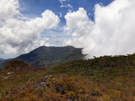 Scenery of mount Tahanの写真素材