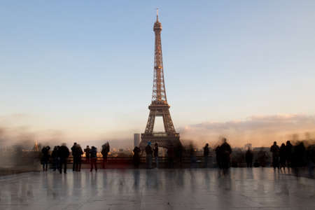 Eiffel Tower in Parisの写真素材