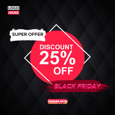 Discount Label up to 25% off Vector Template Design Illustrationのイラスト素材