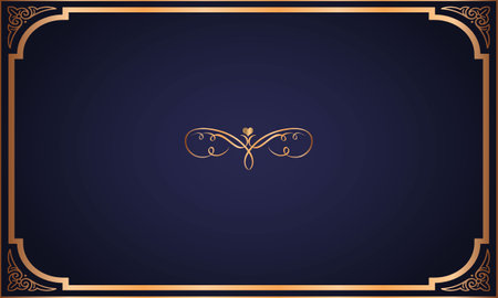 Vintage ornamental background. Template frame design for greeting card.のイラスト素材