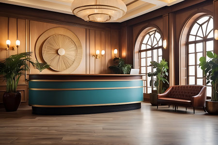 Interior of a modern dining room in a luxury house. Nobody insideの素材