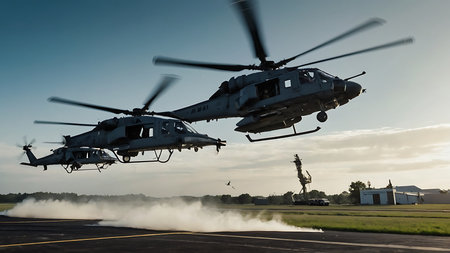 Royal Australian Air Force (RAAF) Sikorsky S-2M attack helicopter.の素材