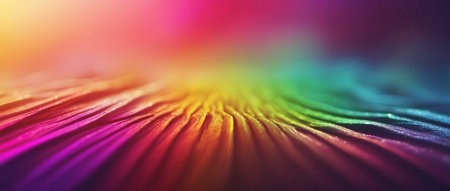 3d rendering of abstract particles with depth of field and bokeh effectの素材