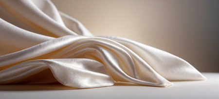 Smooth elegant white silk can use as wedding background. In Sepia toned. Retro styleの素材