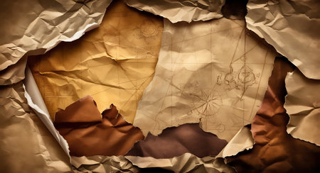 Vintage paper background with space for text or image. Sepia tonedの素材