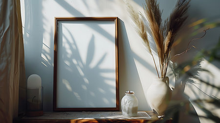 Modern interior design. Mock up, 3D Rendering, 3D illustrationの素材