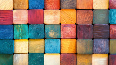 Colorful wood texture background. Abstract background and texture for design.の素材