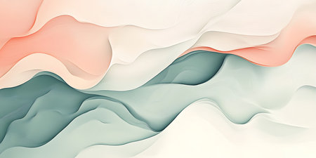 abstract background with soft colors and smooth lines in pastel colorsの素材