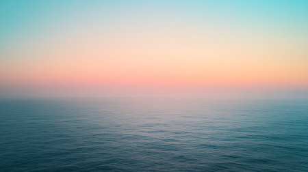 Beautiful seascape with sea and sky at sunset. Natural backgroundの素材