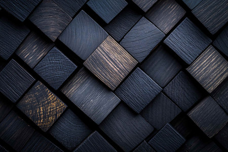 Wooden floor background or texture with vignetted corners.の素材