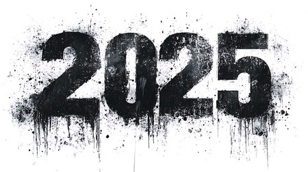 Happy New Year 2015. Grunge design. Vector illustration.の素材