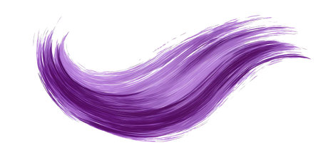 Purple brush stroke. Vector illustration of a paintbrush stroke.の写真素材