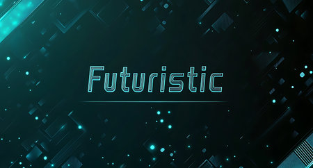 Futuristic Technology Background. Graphic Design Element. Vector Illustration.の写真素材