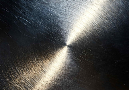 Silver metal background or texture and gradients shadow. Silver metal backgroundの写真素材