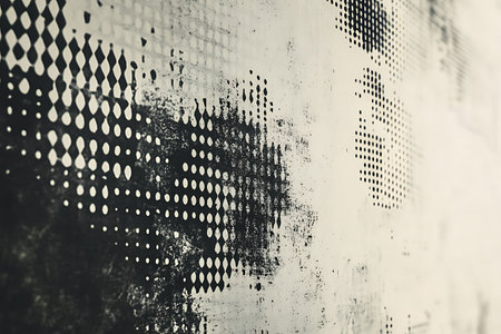 Grunge background with space for text or image. Black and white.の写真素材