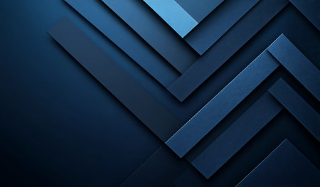 Blue abstract geometric background with place for your text. Vector illustration.の写真素材