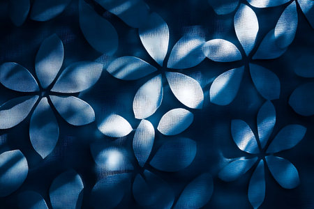 blue background with some smooth lines in it (color toned image)の写真素材