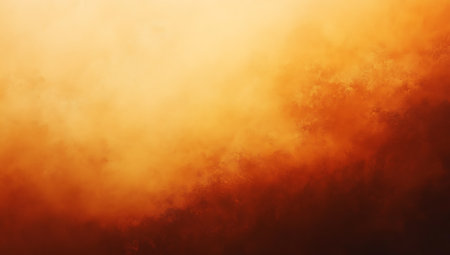 Fiery orange fire background with copy space for text or image.の写真素材